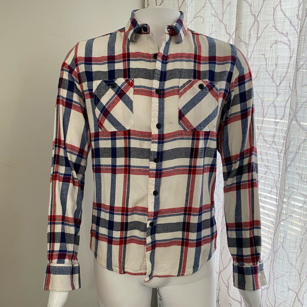 AMERICAN HERITAGE- Flannel Plaid Button Down